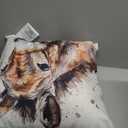Donkey Watercolor Graphic Throw Pillow Cover - Decorative Accent Pillowcase for Living Room, Bedroom & Couch (18x18 Inches)