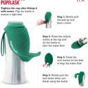 PupFlask Large Dog Water Bottle | 27 or 40 OZ Stainless Steel | Convenient Dog Drink Dispenser | Puppy Travel Water Bowl | Portable Pet Hydration Bottle | Leak Proof | Perfect Size For All Breeds