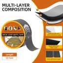 JOAPRIL Butyl Joist Tape for Decking 2''×50', 8 Rolls Waterproof Deck Tape | Joist Tape, Waterproof and Anti-Corrosion Joists Deck Tape, Self Adhesive Flashing Joists Tape for Wood Decks Beams Roof
