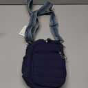 Water Bottle Bag 40 oz Crossbody Holder for Walking Hiking Insulated Carrier Purse with Adjustable Strap (Blue)