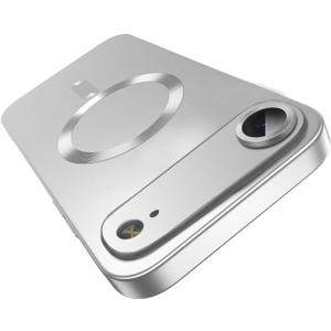 Misscase Magnetic for iPhone Air Case 6.5",Comes with Camera Lens Protector,Compatible with Magsafe,Soft TPU Full Protection Slim Smooth Bumper Shockproof Phone Cover for iPhone 17 Air Silver