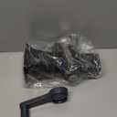 KEOUKE Rotary Cheese Grater Hand Crank Transparent - Shredder Slicer Grinder 3 Stainless Steel Blades, Stable Suction, Labor-Saving Handle, Safe Kitchen Tool for Cheese, Vegetable, Nuts, Chocolate (3 IN 1, Dark Grey SP)