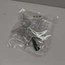 JOIEDOMI 9 inch Silver PVC Star Christmas Tree Topper, with 10 Warm White Light Glitter Swirl Battery Powered Indoor Decorations for Home Holiday Xmas Party