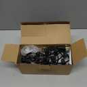 10Ft Outdoor String Lights,Black Edison String Lights with 11 Clear Edison Bulbs (1 Spare) UL Listed,Hanging Lights for Outside Patio Wedding Garden Porch Backyard Party Deck Yard