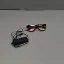 YouRfocus LED Light Up Glasses Multi-Color Glow in the Dark Neon Rave Glasses, Battery Pack Powered with Cord, Party EDM Festival Halloween Concert Accessories (6 Colors)