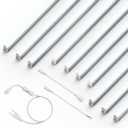 Ensenior 4FT LED Shop Lights, T5 6500K Super Bright Garage Lighting, 10Pack