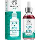 AHA + BHA Exfoliating Facial Serum | Skin Texture Refinement & Pore Care | 30 ml / 1 Fl Oz