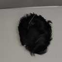 Lydell Short Asymmetry Side Bang Straight Wig Natural Black Full Synthetic Wigs