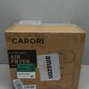 CARORI 6QT Air Fryer with Viewing Window, 12 Cooking Presets, 1700W Fast & Even Cooking, Max 400℉ Crisping, Bake, Roast, Reheat & Dehydrate, Large Nonstick Basket, Dishwasher Safe, Dark Blue, 6 Quarts