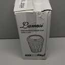 Lamosi 16 OZ Disposable Coffee Cups with Lids 50 Pack, Paper Insulated Corrugated Ripple Wall Cup for Hot Beverages