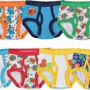 Sesame Street Boys' Underwear with Favorites Like Elmo, Cookie Monster & Big Bird in Sizes 18m, 2/3t, 4t (7-pack)
