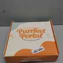 Meow Manor Cat Door Interior Door - No-Flap, Interior Cat Door for Cats Up to 20 lbs, Easy DIY Setup, Secured Installation in Minutes, No Training Needed (Original, White)