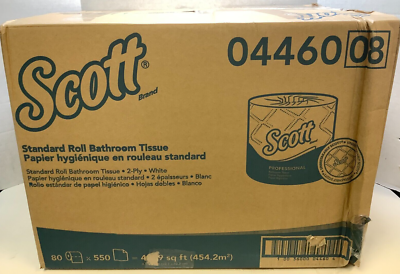 Standard Roll Bathroom Tissue 80Pcs