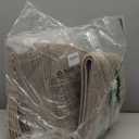 Non-Slip Stair Treads for Wooden Steps Indoor, 4 Pack 9" X 28" Edging Stair Carpet Mat with TPE Backing, 0.4" Thick Stair Runners for Kids Elders & Pets, 100% Polyester Stair Rugs, Beige&White