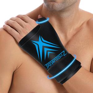 Wrist Ice Pack Wrap for Pain Relief Reusable Wrist Brace Cold Gel Gloves Hand Thumb Ice Packs for Injuries Surgery Recovery Hot Cold Compress Therapy for Carpal Tunnel Tendonitis Swelling Arthritis (One Size)
