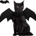 Halloween Pet Bat Wings Cat Dog Bat Costume Cute Black Cat Bat Wings Cosplay Puppy Cat Dress Up Accessories