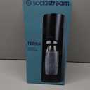 SodaStream Terra Sparkling Water Maker (Black) with CO2 and Dishwasher Safe Bottle