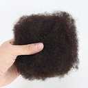 ZigZag Hair Afro Kinky Bulk Human Hair Dark Brown #2 Color 30Gram Tight Kinky Bulk Afro Hair Ideal for Making or Repairing Permanent Dreadlocks,Twists and Braids (8inch, #2 Color)
