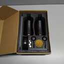 [Luxury] Kitchen Soap Dispenser Set - 16OZ Amber Glass Bottle, Stainless Steel Pump, Instant Dry Tray, Waterproof Labels, Non-Slip Silicone Pad, and Dish Brush | Upgrade for Your Kitchen and Bathroom