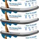 4 Pack Jumbo Square Refills Disposal Bags Refill Compatible with Pet Dogs Genie Dog Waste Disposal System Pails, Ultimate Odor Control Dog Poop Bags