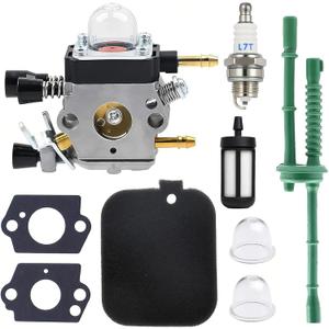 FitBest C1Q-S68 Carburetor Tune-Up Kit for Stihl BG45 BG46 BG55 BG65 BR45C SH55 SH85 Leaf Blower  Replaces Zama C1Q-S64/C1Q-S68 & Includes Gaskets, Primer Bulb, Spark Plug, Fuel Filter and Air Filter