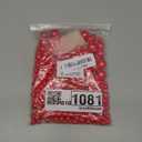 20mm 14mm 10mm 200 PCS Red Floating Beads for Centerpiece, 1600 PCS Water Gel Beads for Vases, Small No Hole Pearls Vase fillers for Home and Wedding Decor