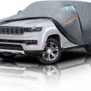Large SUV Car Cover for Jeep Wagoneer L(214'-227') (2021-2026), 100% Waterproof All Weather, Heavy Duty Outdoor Full Exterior Covers Rain Sun Wind UV Protection.