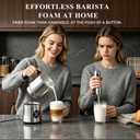 Milk Frother and Steamer, Electric Frother with Detachable Stainless Steel Jug, Hot & Cold Foam Maker for Latte, Cappuccino, Coffee, 4-in-1 Automatic Milk Warmer, 17oz Heat