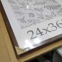 24x36 Poster Frame 3 Pack - Brown Woodgrain, Wood Picture Frame, Wall Gallery Frame - Wall Hanging