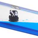 Grim Reaper Decor Ghost Face Toys, Unsinkable Ship Boat in a Bottle Box, Boat Merch Acrylic Ship Fluid Drift Bottle Decorations Desk Ornament Decor for Fans Boys Girls Gifts (Black)
