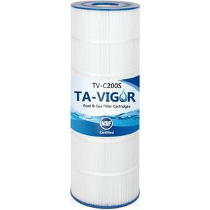 TA-VIGOR C200S Pool Filter Compatible with Hayward CX200XRE, Pleatco PA200S | Hayward SwimClear C200S, CS200E, Ultral-D5, Unicel C-9442, 5oz heavy-duty trilobal fabrica, 200 Sq.ft Filter Cartridge 1 Pack