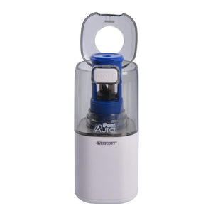 Westcott iPoint® AURA Electric Pencil Sharpener, White