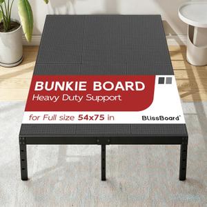 BlissBoard Full Bunkie Board, 54 x 75 in, Reinforced 10mm Support