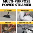 Wagner Spraytech 2494184 915e On-Demand Steam Cleaner & Wallpaper Removal, Multipurpose Power Steamer, 18 Attachments Included (Some Pieces Included in Storage Compartment) For Floor