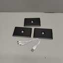 Yiliaw Motion Sensor Stair Light, White Automatic Lights with Magnetic Mount, Rechargeable Night Lights Indoor, Dimmable Battery Operated for Hallway, Stairway, Bathroom, Closet, Kitchen, 3 Pack