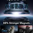 ESR for 15W MagSafe Car Mount Charger, MagSafe Car Charger, Air Vent/Dashboard Magnetic Wireless Phone Holder Mount for iPhone 17e/17/16/15/14/13/12, Galaxy S26/S25, Pixel 10, Fast Charging