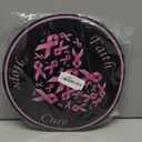 Faith Hope Cure 12" Round Metal Sign Breast Cancer Awareness Pink Ribbons Decor
