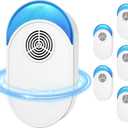 Upgraded Ultrasonic Repeller 6 Packs, 2024 Indoor Ultrasonic Device Insect Defense for Bugs for Roach, Bugs, Rodent, Mouse, Ant, Mosquito, Mice, Spider, Electronic Plug in Pest Control