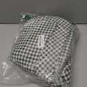 Mindsoft Green Gingham Ruffled Tablecloth 70 x 70 Inches Round Cotton Linen Checkered Table Cloth Buffalo Plaid Farmhouse Vintage Decorative Tablecover for Picnic Kitchen Dining Room Home Party