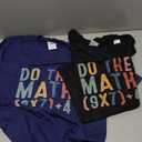 Do The Math 67 Six Seven Meme Teacher Student Men Women Kids T-Shirt, 11-12, L, Black And Blue