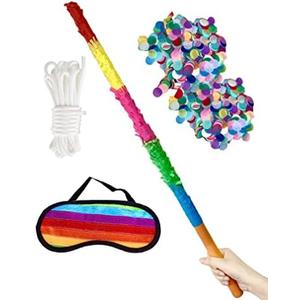 ZCFIFDGB 32-Inch Pinata Sticks, Pinata Sticks That Won't Break, The Quality Is Veryvery Hard. Kids Can Enjoy Playing At The Pinata Party Without Worrying About It Getting Damaged. Pinata Sticks Kids Love
