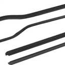 4PCS Window Weatherstrip Moulding Trim Seal Belt Kit Compatible with 1999-2016 F-Series 250 350 450 550 Super Duty F81Z-2625596-AA F81Z-2521453-AA