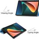 2 x Tablet Cover for Xiaomi Mi Pad 5/5 Pro 11"(2021 Release),Ultra Slim Folio Stand Lightweight Auto Sleep/Wake Up Leather Case for Xiao Mi Pad 5 Pro 5G,with Pencil Holder (TPU-Light Blue)