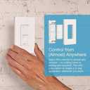 Lutron Caseta Original Smart Light Switch (Lutron Smart Hub Required), for Home, LED Lights, and Fans, 6 Amp, Single-Pole/3-Way, Neutral Required, PD-6ANS-IV, Ivory