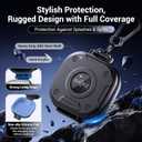 PROfezzion for Shokz OpenFit 2 Case Cover, Heavy Duty Hard Shell Case with Full Coverage and Secure Locking Latch for Shokz OpenFit 2 Open-Ear Headphones (Not for The OpenFit 2+, OpenFit 1, and Air)