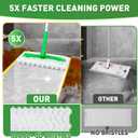 100ct Dry Sweeping Cloths for Swiffer Sweeper Mop, Heavy Duty Microfiber Duster Mop Pad Refills, Captures Dust & Pet Hair, for Hardwood Floors and Multi-Surface Cleaning