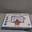 TEMI Remote Controller Indoor Basketball Hoop, 7 LED Light Door Basketball Hoop, Mini Hoop with Scoreboard & 4 Balls,Basketball Toys Gifts for 3 4 5 6 7 8 9 10 11 12 Year Old Boys Girls Kids Teen