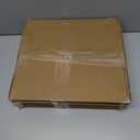 5 x 12 Inch St Patricks Day Shamrock Wood Hanging Welcome Sign Wreath for Front Door, Saint Patricks Lucky Shamrock Wood Sign with Gold Glitter and Plaid for Indoor Outdoor