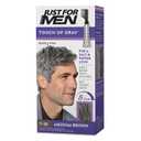 Just For Men Touch of Gray, Mens Hair Color Kit with Comb Applicator for Easy Application, Great for a Salt and Pepper Look - Medium Brown, T-35, Pack of 1