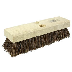 Weiler 44026 Heavy Duty Deck Scrub Brush with Natural Palmyra Bristles for Wooden Decks, Conrete Patios, and Other Rough Surfaces